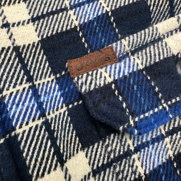 Orvis Plaid Flannel Shacket / Jacket - Picture 3 of 6